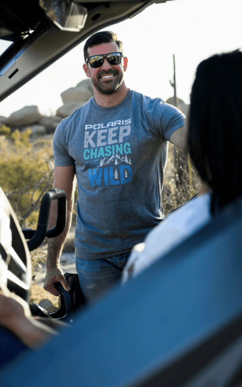 Big & Tall Men - Polaris Keep Chasing the Wild Adventure Tee - Goats Trail