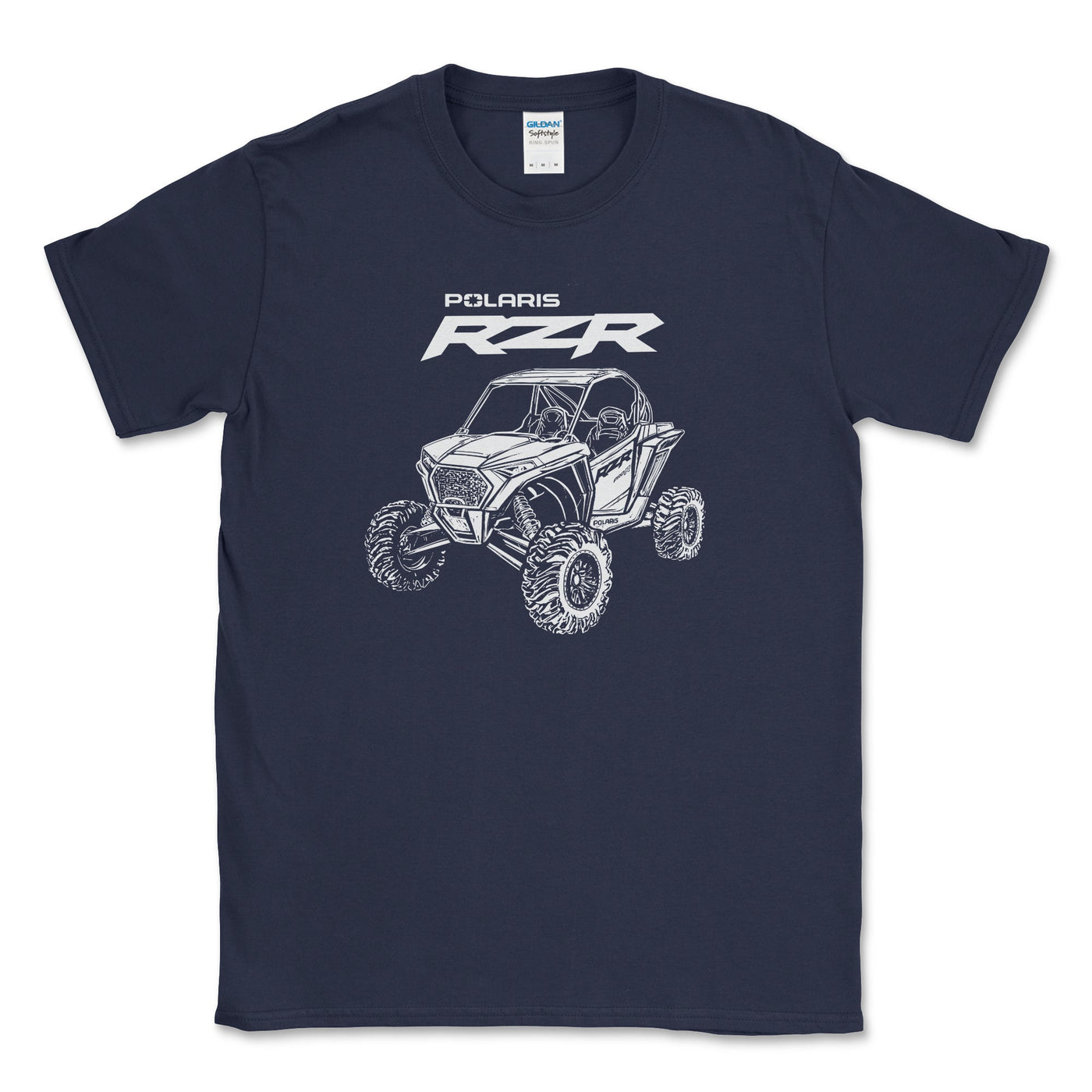 Big & Tall Polaris RZR Offroad Tee-Perfect Fit for Off Road Adventures Navy / LT Big and Tall Shirts