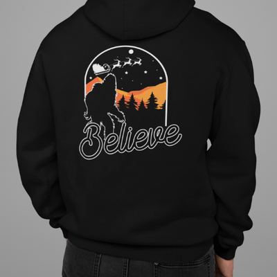 Bigfoot Believe Holiday Hoodies - Limited Edition! - Goats Trail Off - Road Apparel Company