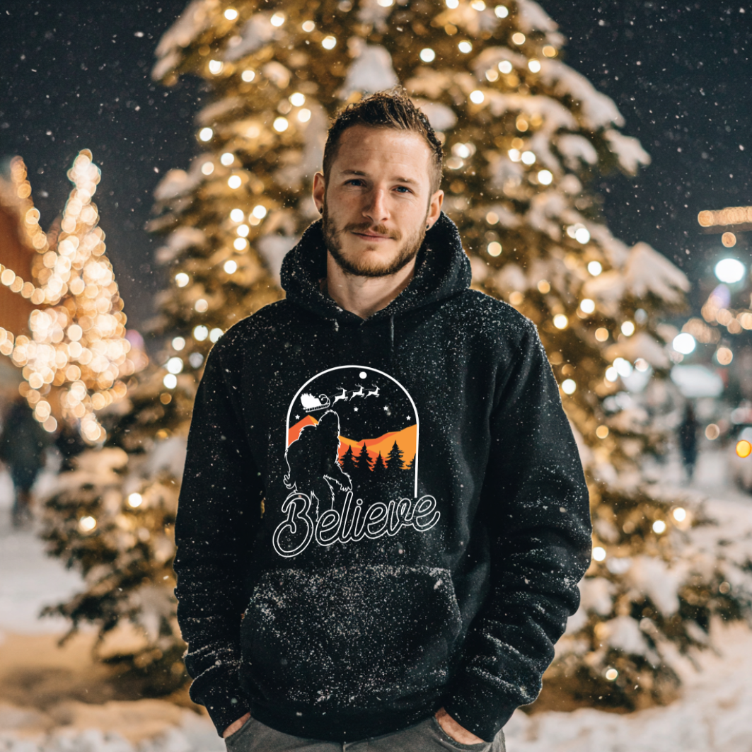 Bigfoot Christmas Hoodie