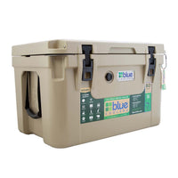 Blue Cooler - 60 Quart Ice Vault Cooler - Ice Lasts for 10 Days - Goats Trail