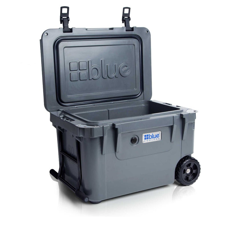 Blue Cooler - 60 Quart Wheeled Cooler - Goats Trail