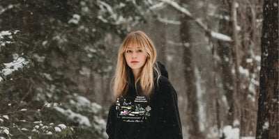 bossy cat womens hoodie