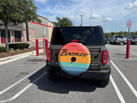 Bronco Marine Grade Vinyl Spare Tire Cover - Goats Trail