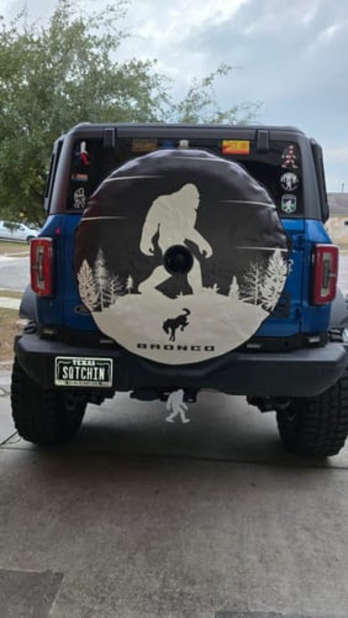 Bronco Sasquatch Forest Spare Tire Cover-Ford Bronco - Goats Trail