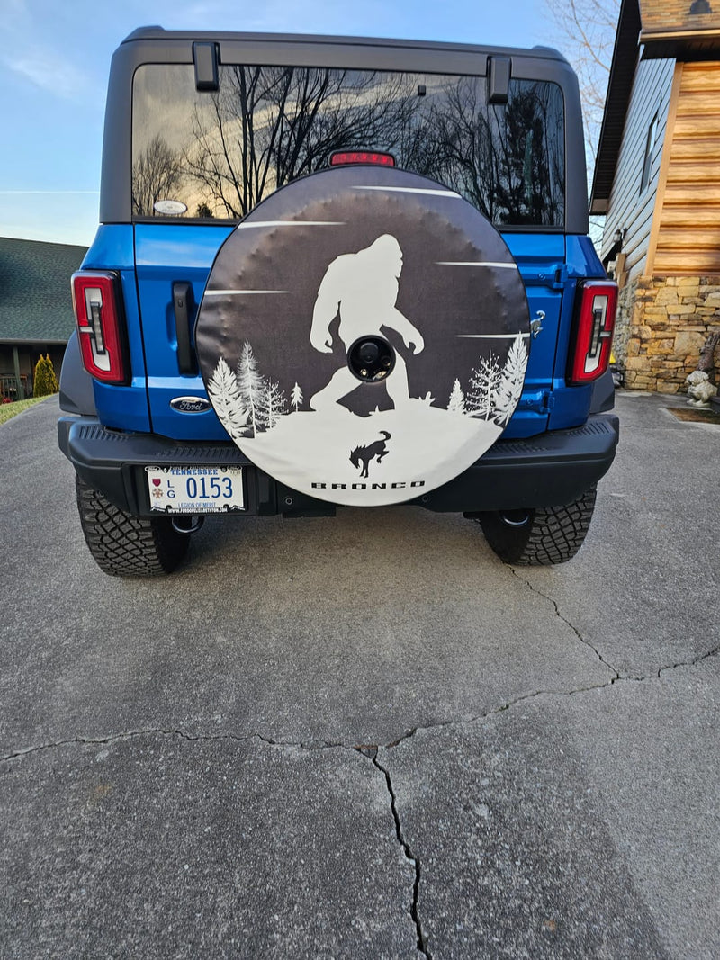 Bronco Sasquatch Forest Spare Tire Cover-Ford Bronco - Goats Trail