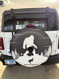 Bronco Sasquatch Forest Spare Tire Cover - Ford Bronco - Goats Trail