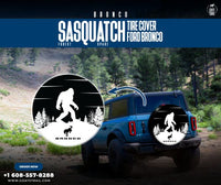 Bronco Sasquatch Forest Spare Tire Cover - Ford Bronco - Goats Trail