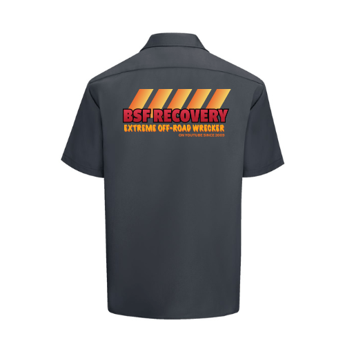 BSF Recovery Dickies Work Shirt Small / Charcoal Dickies Work Shirt