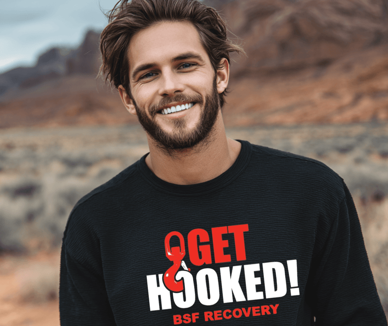 BSF Recovery Get Hooked! Long Sleeve Tee - Goats Trail