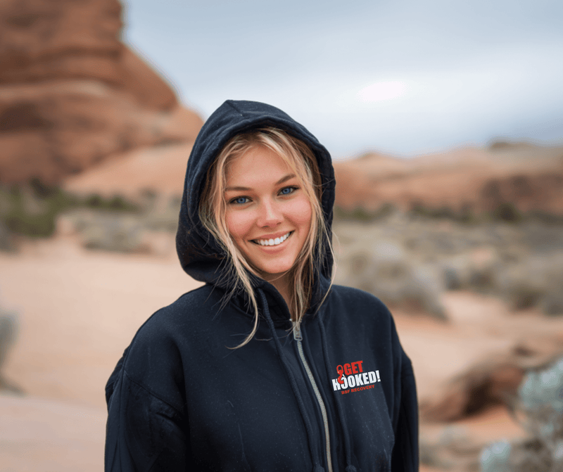 BSF Recovery Get Hooked! Zip - Up Sweatshirt - Goats Trail