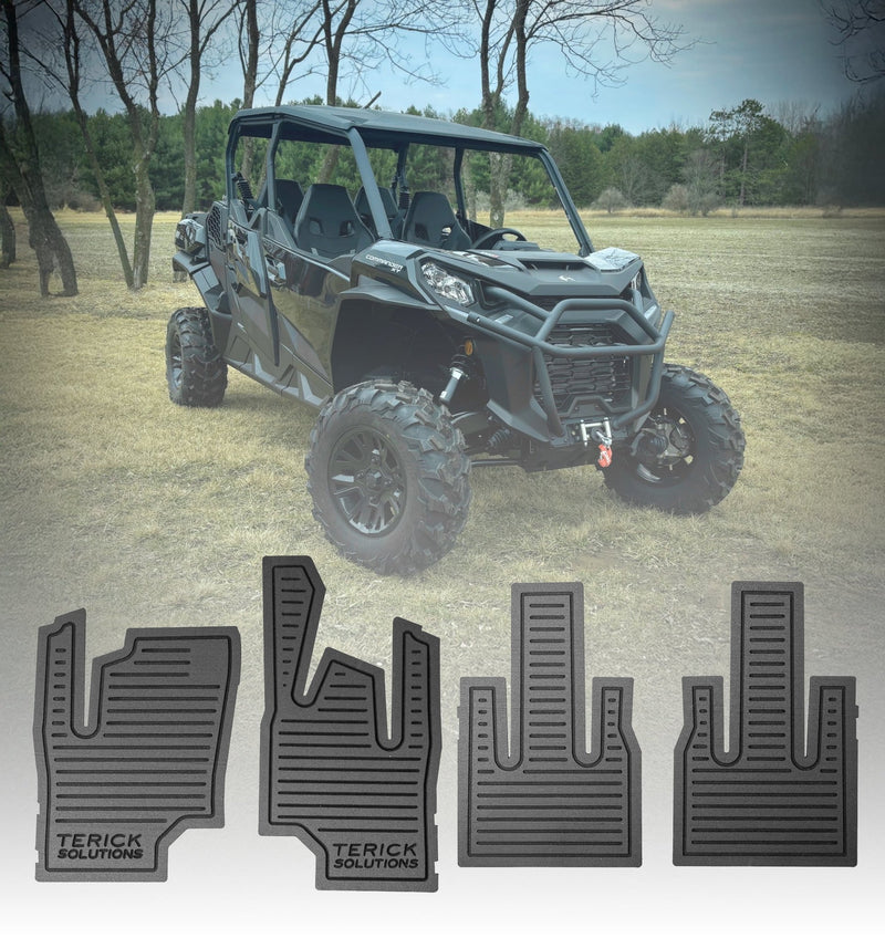 Can - Am Commander / Maverick Gen 2 Rubber Floor Mats - Goats Trail