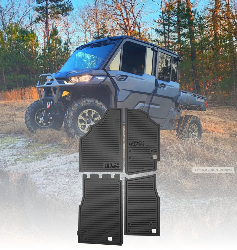 Can - Am Defender *New HD11* Rubber Floor Mats - Goats Trail