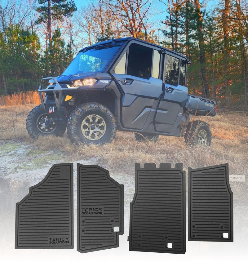 Can - Am Defender Rubber Floor Mats - Goats Trail