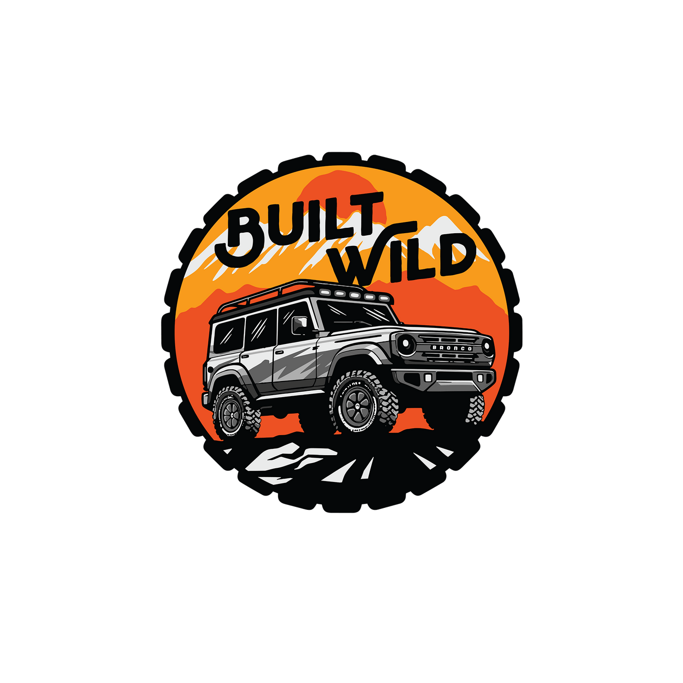 Classic Off - Road Built Wild Patch - Goats Trail Off - Road Apparel Company