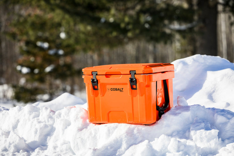 Cobalt 25 Quart Roto - Molded Super Cooler - 3 Day Ice Retention - Goats Trail