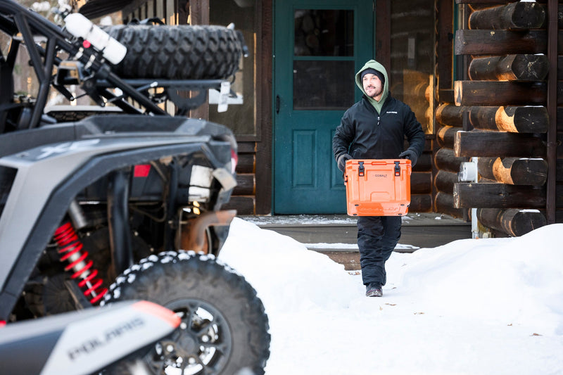 Cobalt 25 Quart Roto - Molded Super Cooler - 3 Day Ice Retention - Goats Trail
