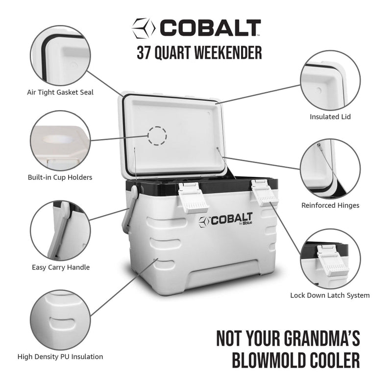 Cobalt 37 Quart Weekender Cooler - 3 Day Ice Retention - Goats Trail