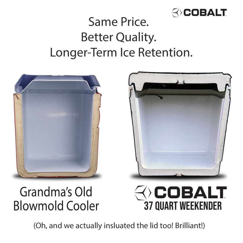 Cobalt 37 Quart Weekender Cooler - 3 Day Ice Retention - Goats Trail