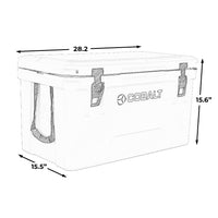 Cobalt 55 Quart Roto - Molded Super Cooler - 5 Day Ice Retention - Goats Trail