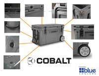 Cobalt 55 Quart Roto - Molded Super Cooler - 5 Day Ice Retention - Goats Trail