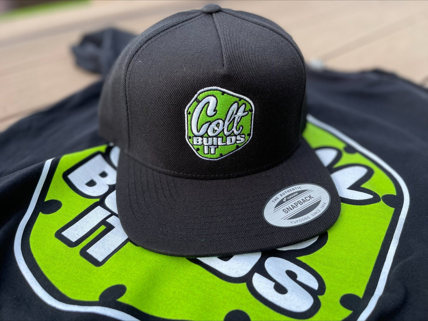 Colt Builds It Embroidered Hat - Goats Trail Off-Road Apparel Company