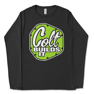 Colt Builds It Longsleeve Tee - Goats Trail Off - Road Apparel Company