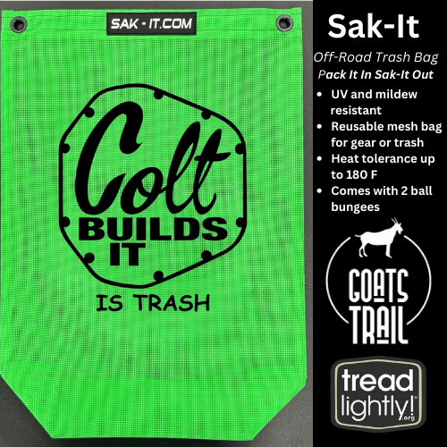 Colt Builds It Sak-It Trash Bag - Goats Trail Off-Road Apparel Company