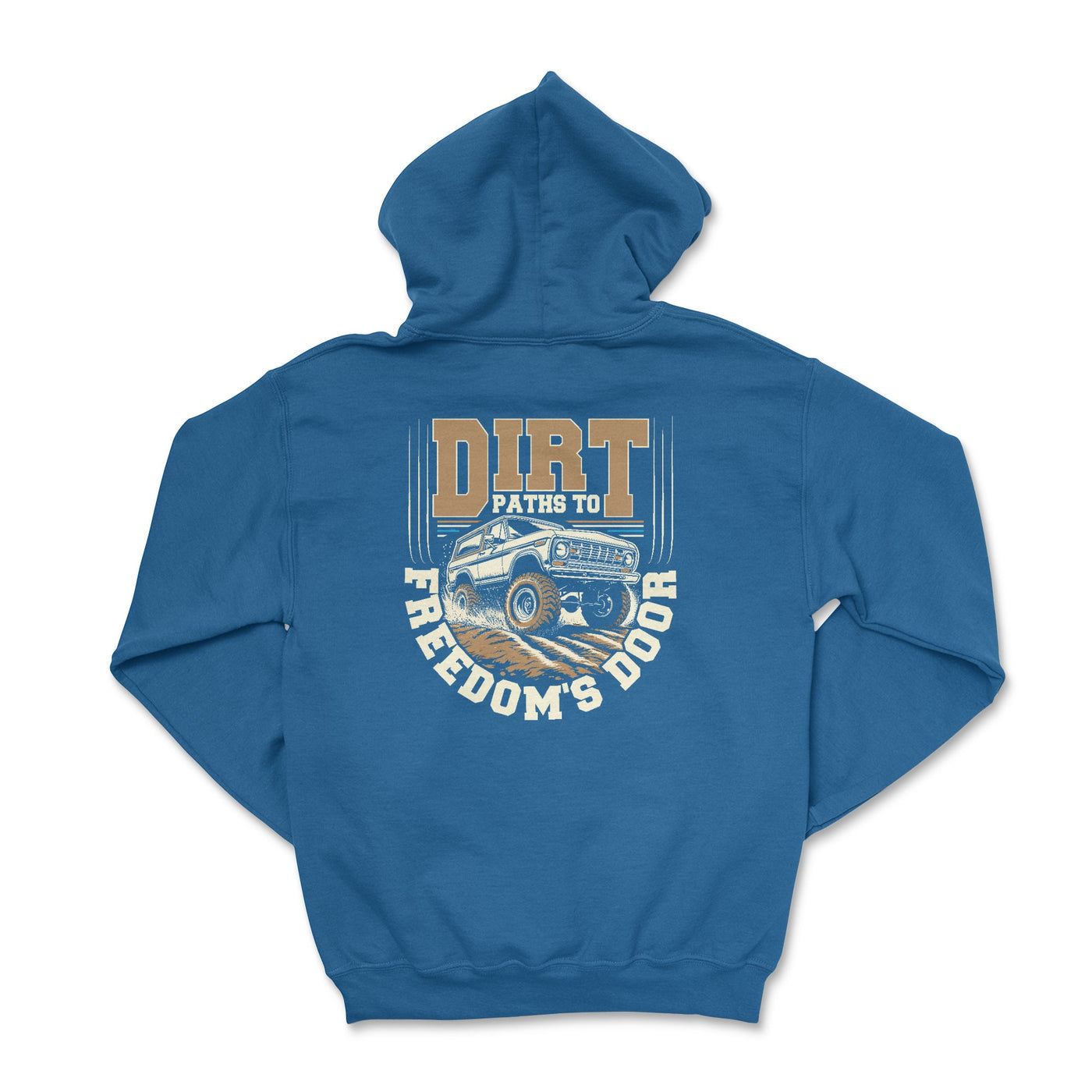 Dirt Roads Lead to Freedom Hoodie - Goats Trail Off - Road Apparel Company