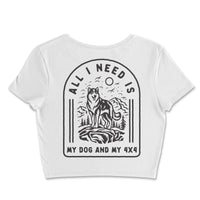 Dog Crop Top for Women - Offroad Lifestyle Apparel - Goats Trail