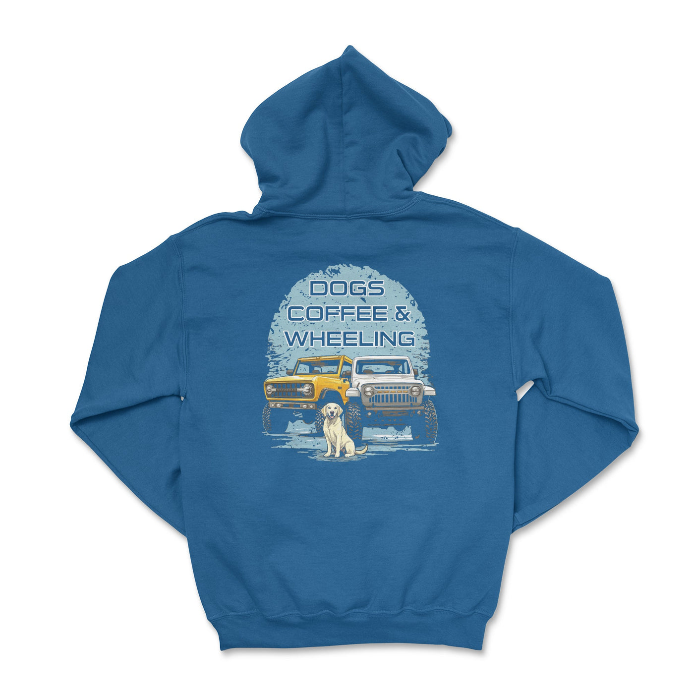 Dogs, Coffee and Wheeling Hoodie - Goats Trail Off - Road Apparel Company