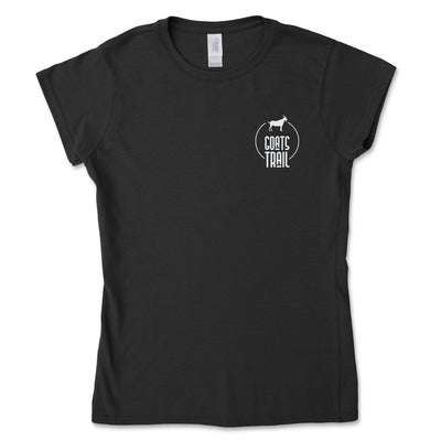 Don't Stop Believing Bigfoot Women's Tee - Goats Trail Off-Road Apparel Company