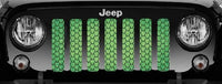 Dragon Green Scale Grille Insert - Fleck Design Color Variation - Goats Trail
