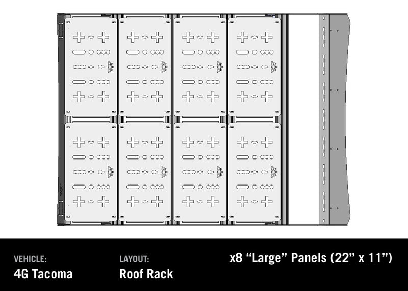 DRIFTR Toyota Tacoma Roof Rack (2024+) - Goats Trail