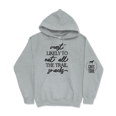 Essential Hoodie Most Likely to Eat All the Trail Snacks - Goats Trail Off-Road Apparel Company