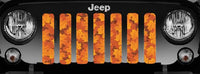Fall Leaves Festive Jeep Grille Insert - Goats Trail