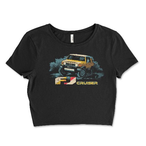 FJ Cruiser Crop Top-Wear Your Love for Adventure Black / Small Crop Top