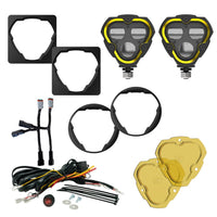 FLEX ERA 3 Dual Mode Light Pods Kit - Toyota Aftermarket Bumper - Goats Trail