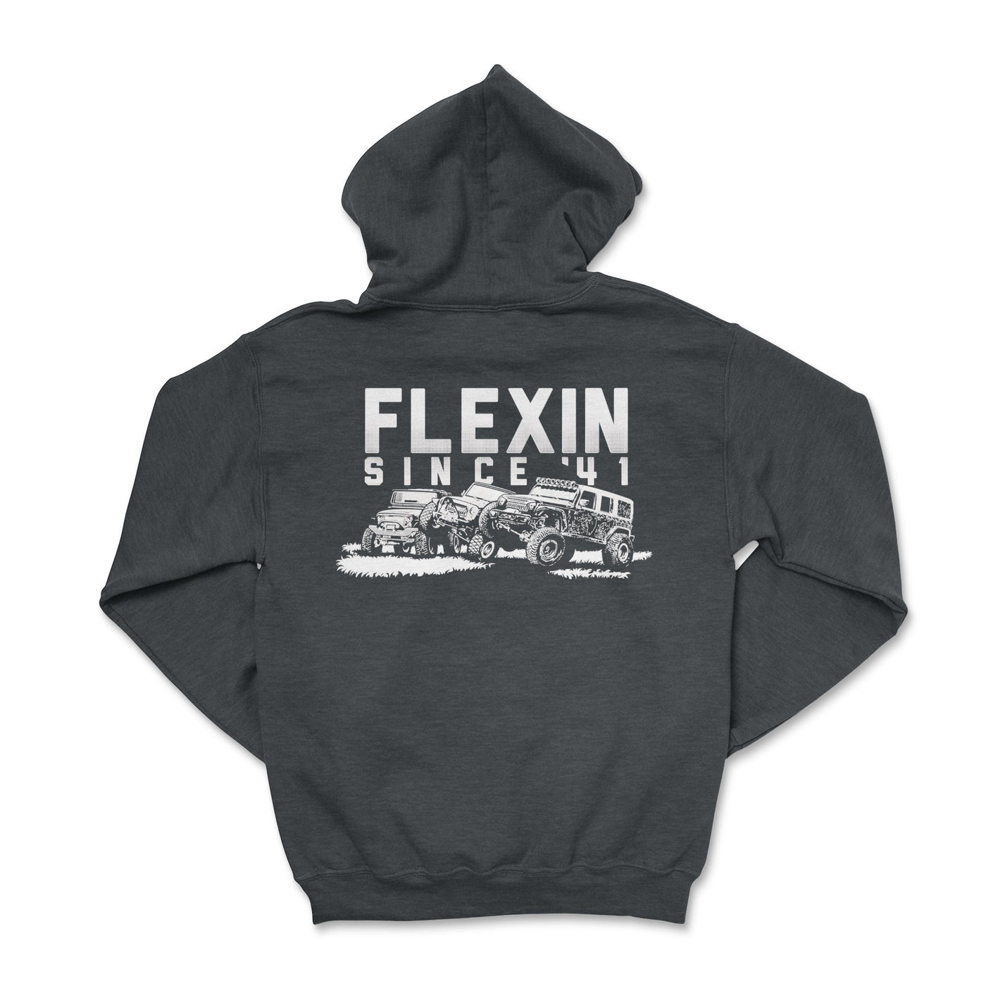 Flexin' Since '41 Offroad Hoodie - Goats Trail Off - Road Apparel Company