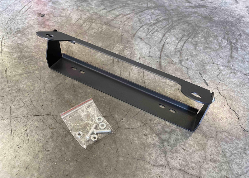 Flip Up Front License Plate Holder - Hawse Fairlead - Goats Trail