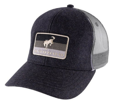 Ford Bronco Greyscale Patch Snapback Hat - Goats Trail Off - Road Apparel Company