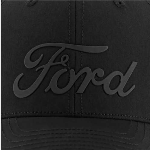 Ford Logo Black Reflective Stretch Fit Hat - Goats Trail Off - Road Apparel Company