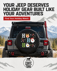 Fun Festive Holiday Spare Tire Cover - Goats Trail
