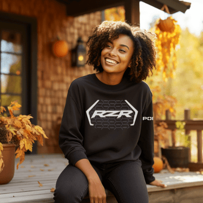 Gear Up with the Polaris RZR Offroad Crewneck Sweatshirt - Goats Trail Off - Road Apparel Company