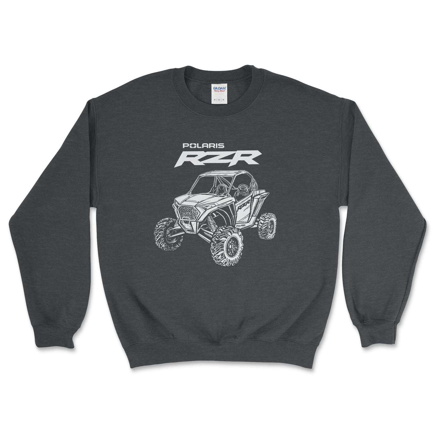 Gear Up with the Polaris RZR Offroad Crewneck Sweatshirt - Goats Trail Off - Road Apparel Company