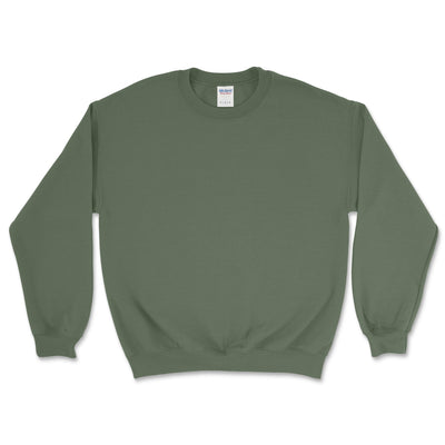 Gildan Crewneck Sweatshirt - No Roads, No Problems - Goats Trail Off - Road Apparel Company