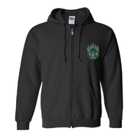 Glacial Lake Black Zip - Up Hoodie - Goats Trail