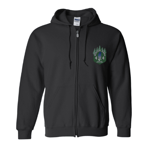 Glacial Lake Black Zip - Up Hoodie - Goats Trail