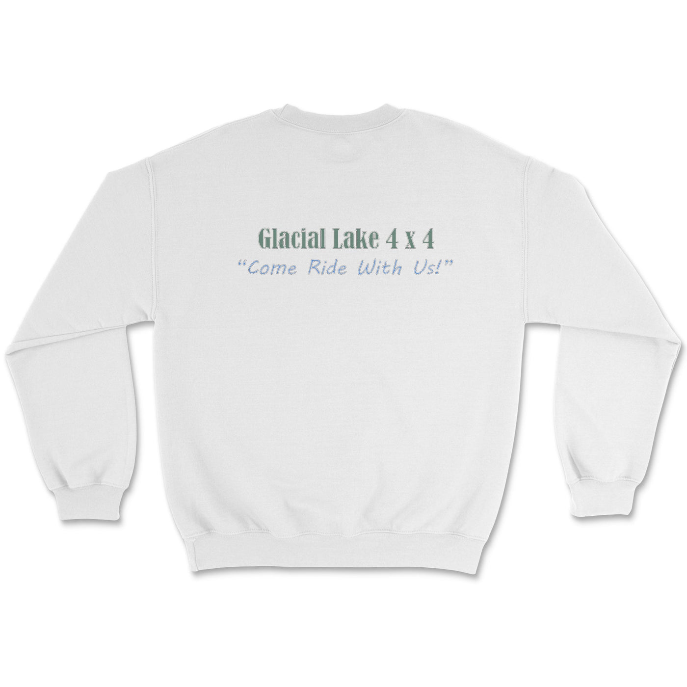 Glacial Lakes Logo Crewneck - Goats Trail Off - Road Apparel Company