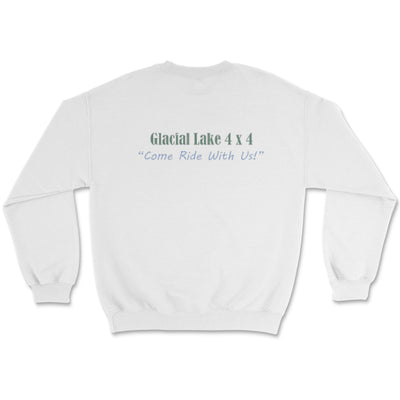 Glacial Lakes Logo Crewneck - Goats Trail Off - Road Apparel Company